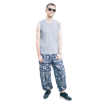 Harembroek Medium Olifantje blauw